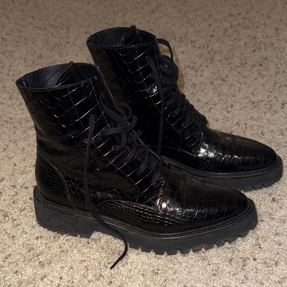Freda Salvador Emi Lug Combat Boot